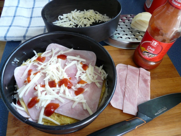 Palacinkový slaný koláč (fotorecept) - obrázok 5