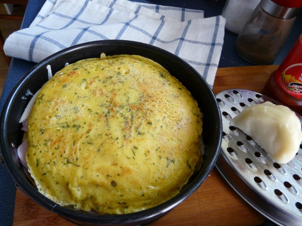 Palacinkový slaný koláč (fotorecept) - obrázok 6