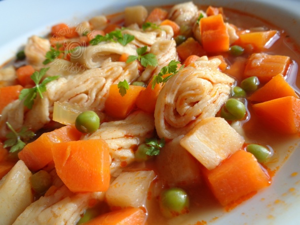 Zeleninová polievka s domácimi vrtuľami (fotorecept) - obrázok 10