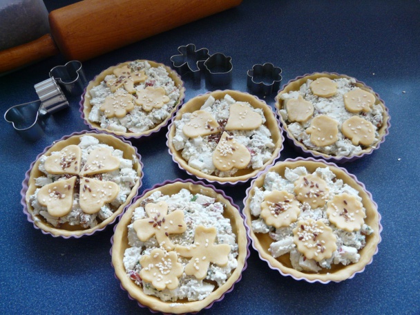 Koláčiky s Nivou, jablkom a orechmi (fotorecept) - obrázok 4