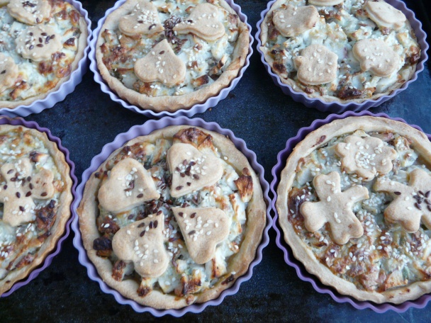 Koláčiky s Nivou, jablkom a orechmi (fotorecept) - obrázok 5