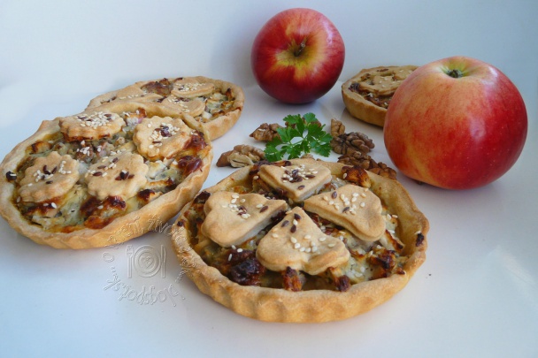 Koláčiky s Nivou, jablkom a orechmi (fotorecept) - obrázok 6