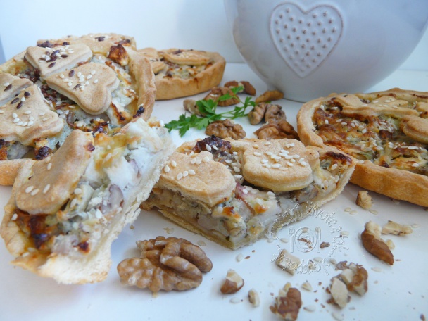 Koláčiky s Nivou, jablkom a orechmi (fotorecept) - obrázok 7