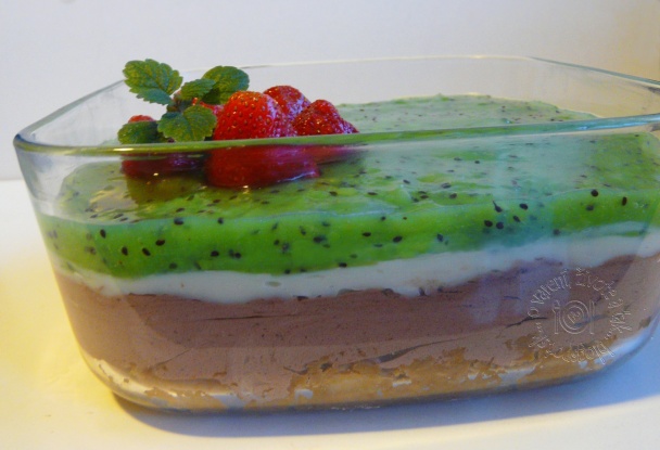 Nepečený čoko zákusok s kivi (fotorecept) - obrázok 3