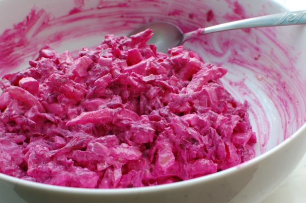 Šalát z červenej repy a zemiakov (fotorecept) - obrázok 2