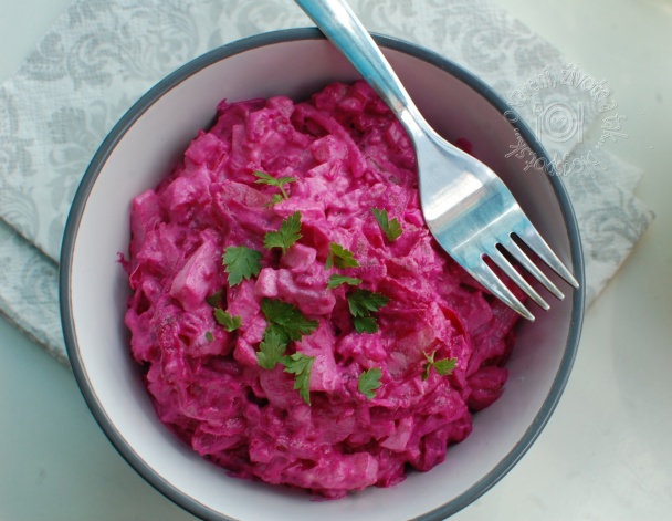 Šalát z červenej repy a zemiakov (fotorecept) - obrázok 3