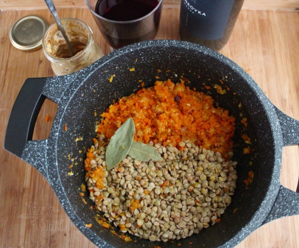 Sviatočná šošovica k údenému mäsu (fotorecept) - obrázok 3