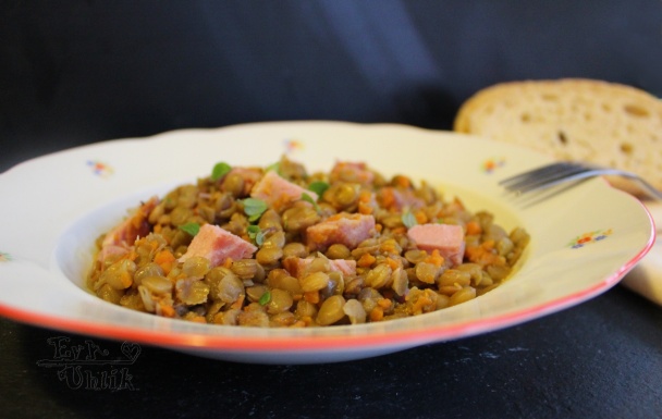 Sviatočná šošovica k údenému mäsu (fotorecept) - obrázok 6