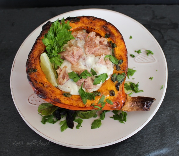 Pečená tekvica s tuniakovým šalátom (fotorecept) - obrázok 5