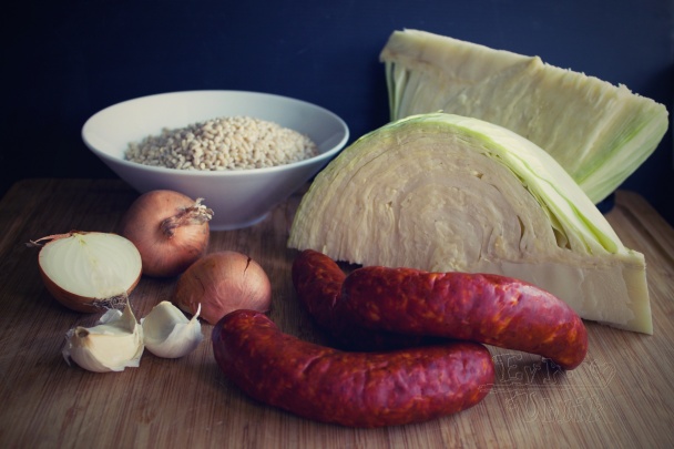 Kapustová polievka s krúpkami (fotorecept) - obrázok 1