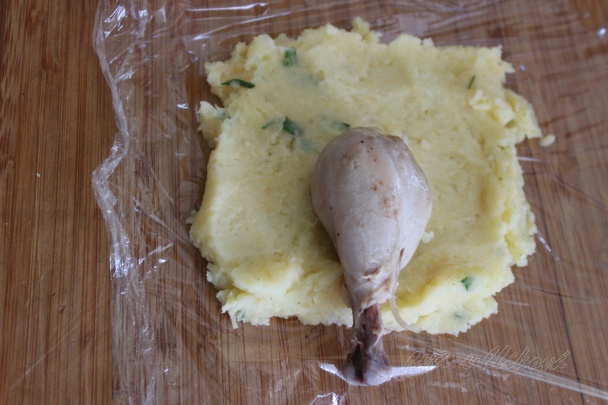 Kuracie nohy v zemiakovom obale (fotorecept) - obrázok 3