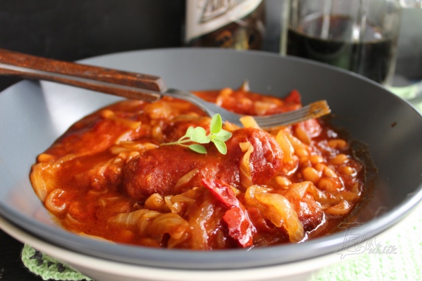 Špekáčiky s fazuľou na čiernom pive (fotorecept) - obrázok 5