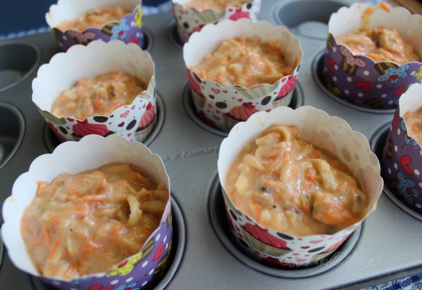 Jablkovo-mrkvové muffiny (fotorecept) - obrázok 3