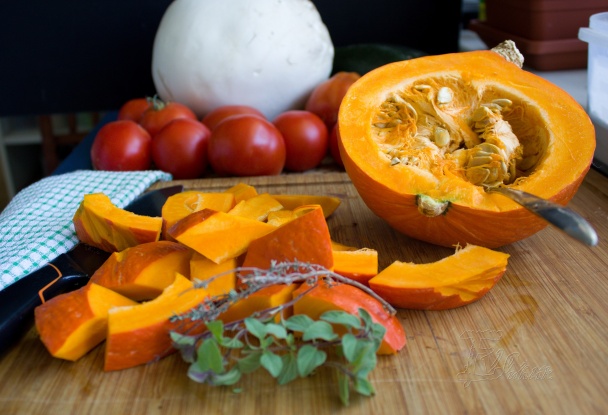 Hrášková polievka s tekvicovými haluškami (fotorecept) - obrázok 1