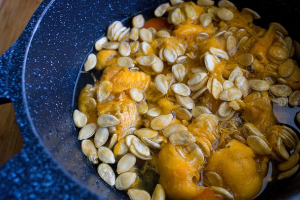 Hrášková polievka s tekvicovými haluškami (fotorecept) - obrázok 8