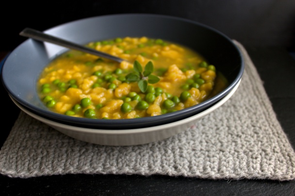 Hrášková polievka s tekvicovými haluškami (fotorecept) - obrázok 10