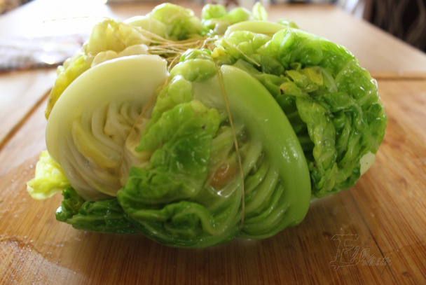 Plnená kelová hlava (fotorecept) - obrázok 6