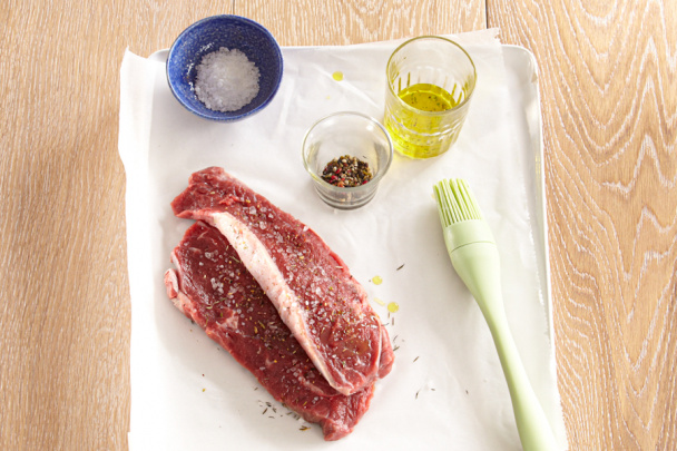 Šťavnatý steak z hovädzej roštenky (fotorecept) - obrázok 3