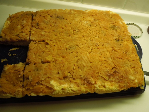 Jablkovo-orechovo-čokoládový koláč - obrázok 4