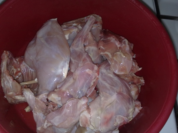 Domáci králik (zajac) - na smotane (fotorecept) - obrázok 1