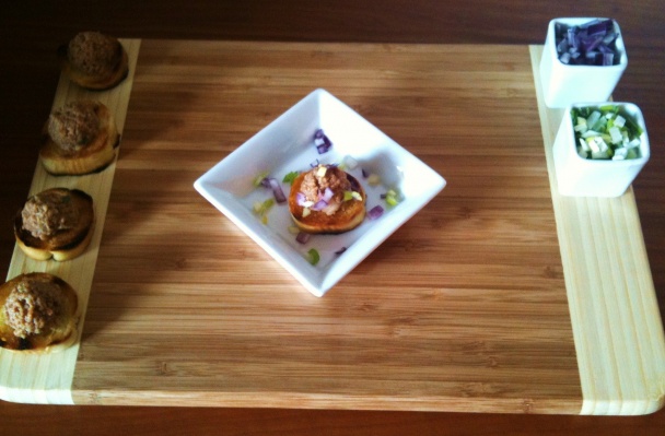 Falošný tatársky biftek zo sójovej drte - obrázok 1