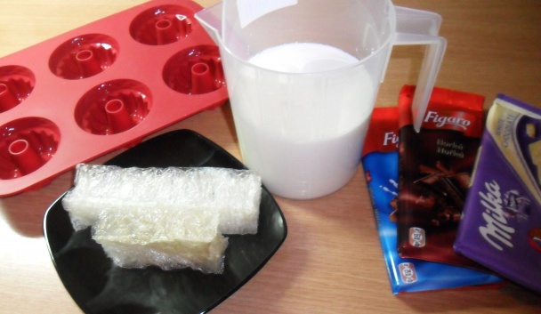 Želé z troch druhov čokolády (fotorecept) - obrázok 1