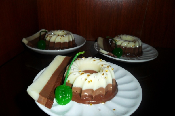 Želé z troch druhov čokolády (fotorecept) - obrázok 6