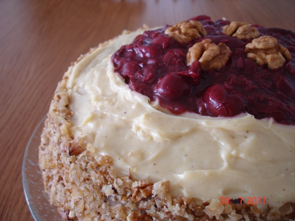 Čokoládovo-višňová torta (fotorecept) - obrázok 11