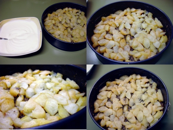 Makovo-jabĺčková torta so škoricou - obrázok 5