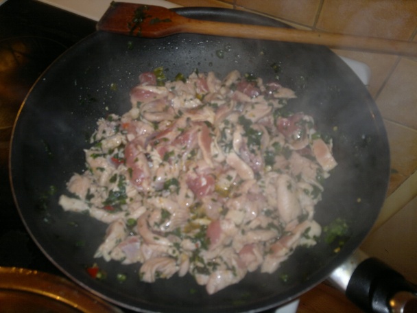 Bravčové s čili a medvedím cesnakom - obrázok 3