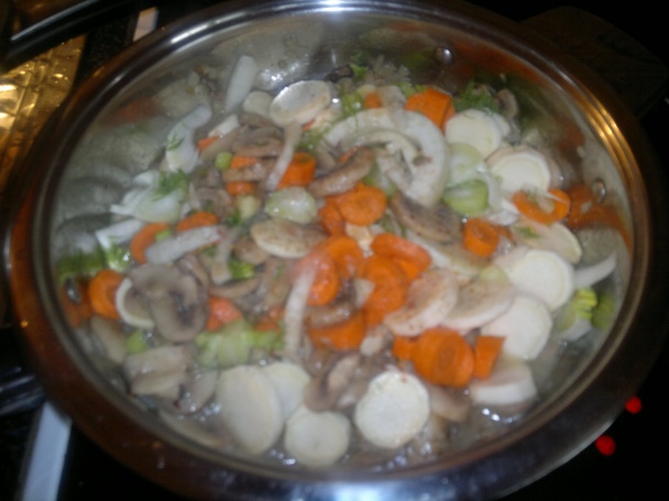 Zeleninové rizoto s morskými plodmi - obrázok 1