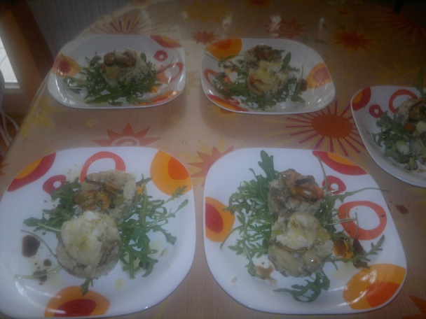 Zeleninové rizoto s morskými plodmi - obrázok 2