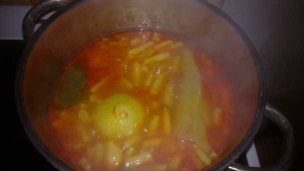 Fazuľový prívarok s hovädzinou - obrázok 1