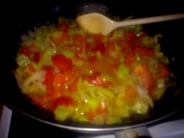 Lečo s cuketovými rezňami - obrázok 1