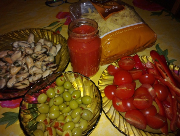 Slávky s rezancami (fotorecept) - obrázok 1