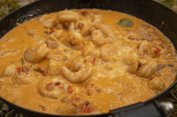 „Turistický“ krevetový paprikáš (fotorecept) - obrázok 7