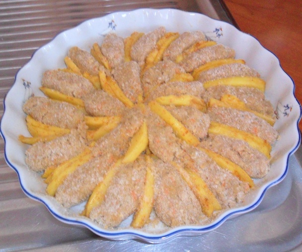 Pečené zemiaky z mletým mäsom - obrázok 2