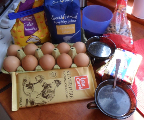 Mandľový dezert fotorecept - obrázok 1