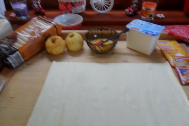 Jablkový koláčik super rýchlovka (fotorecept) - obrázok 1