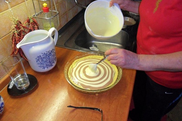 Mramorový koláč (fotorecept) - obrázok 6