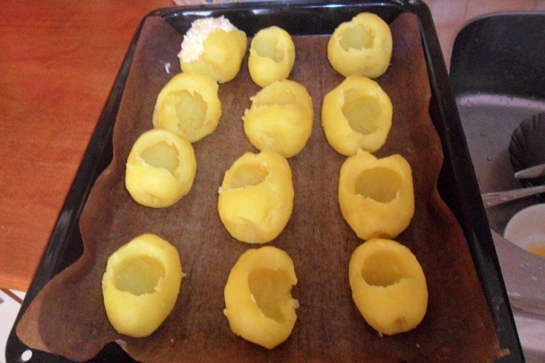 Pečené plnené zemiaky (fotorecept) - obrázok 2