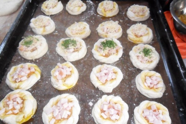 Slané kysnuté koláče (fotorecept) - obrázok 6