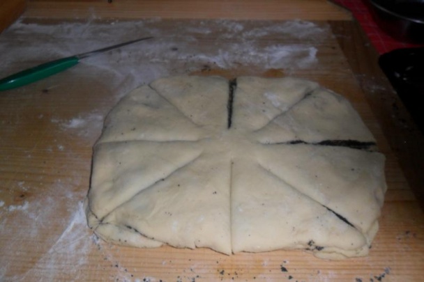 Kysnutý skladaný makový koláč (fotorecept) - obrázok 12