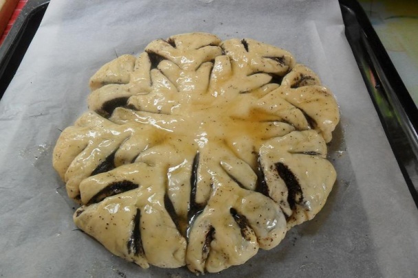 Kysnutý skladaný makový koláč (fotorecept) - obrázok 15