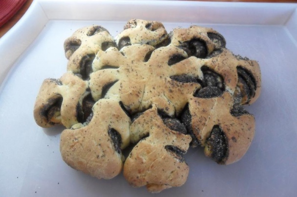 Kysnutý skladaný makový koláč (fotorecept) - obrázok 16