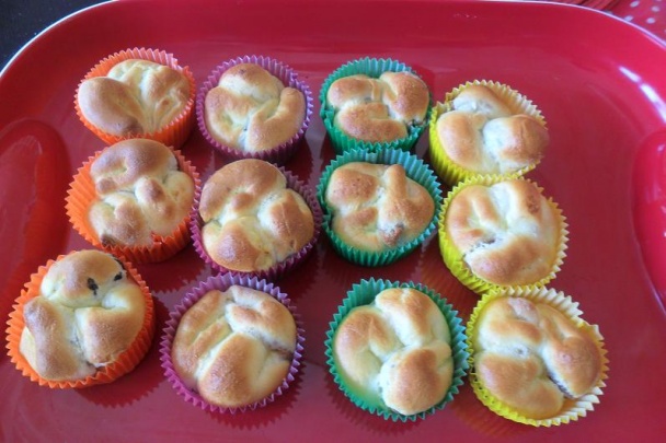 Kysnuté briošky v muffinových košíčkoch (fotorecept) - obrázok 10