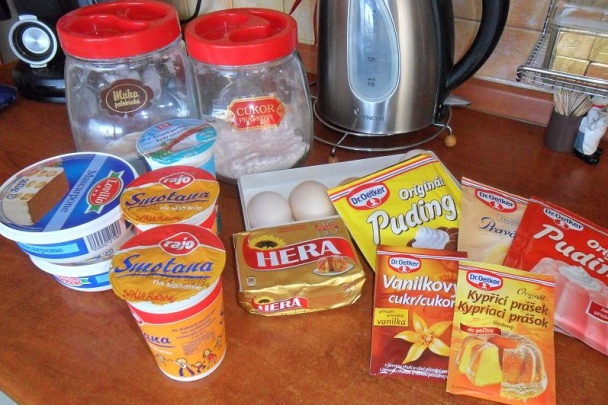 Pestrý 3-farebný koláč (fotorecept) - obrázok 1