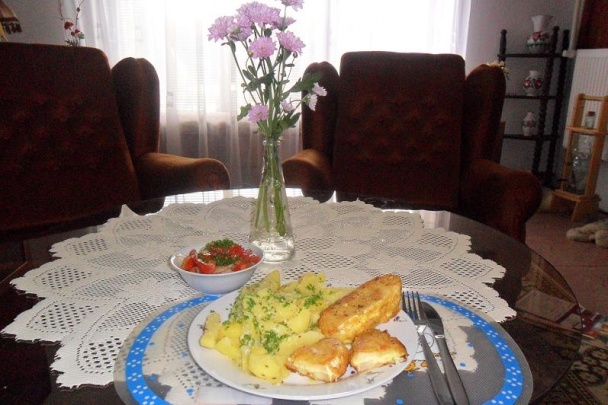 Patizón vyprážaný v cesnakovom syre (fotorecept) - obrázok 9