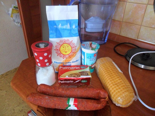 Klobásové kolieska (fotorecept) - obrázok 1
