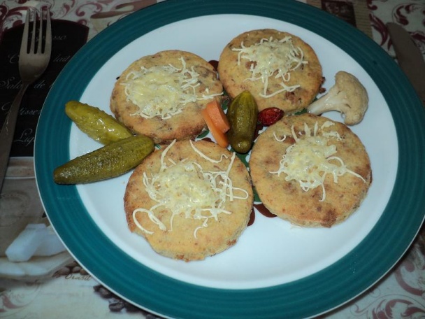 Syrovo-oškvarkové placky - obrázok 1